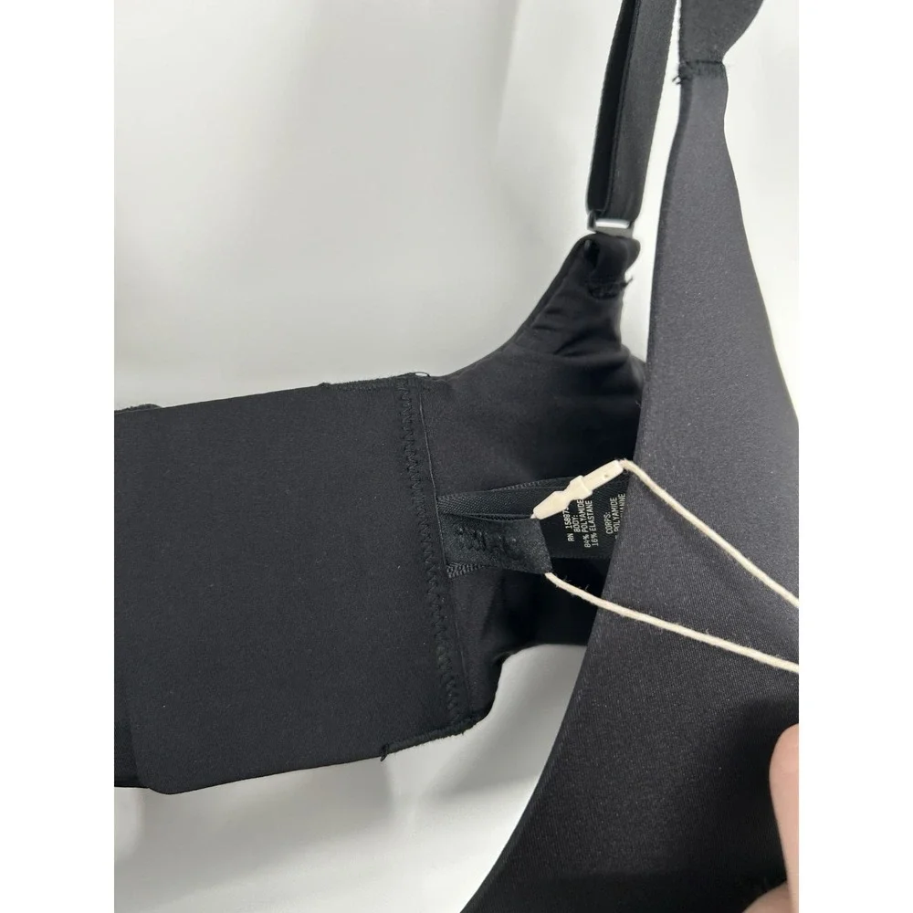SKIMS Wireless Form Super Push Up Bra Womens‎ Size 38DD Onyx Adjustable Straps - Picture 6 of 7